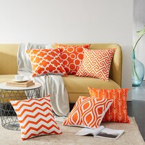 Peach outdoor hot sale pillows